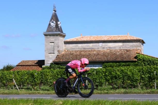 Sergio Higuita of Colombia and Team EF Education - Nippo during the 108th Tour de France 2021, Stage 20 a 30,8km Individual Time Trial Stage from...