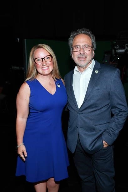 West Hollywood Mayor Lindsey Horvath and California Assembly Member Richard Bloom attend Project Angel Food “Lead With Love 2021” Live Telethon at...