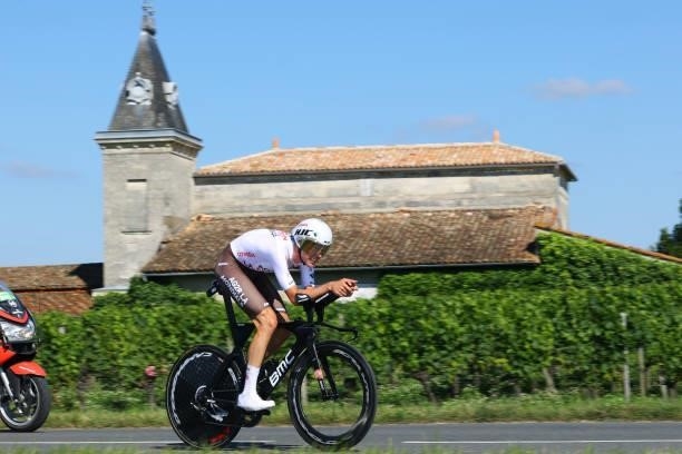 Ben O'connor of Australia and AG2R Citroën Team during the 108th Tour de France 2021, Stkm Individual Time Trial Stage from Libourne to Saint-Emilion...