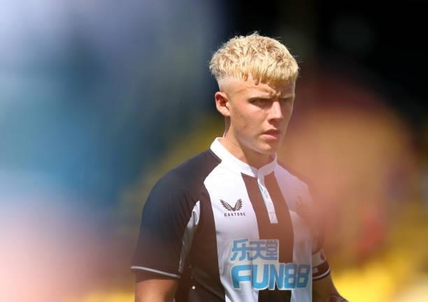 Jack Young of Newcastle United during the Pre-Season Friendly between Harrogate Town vs Newcastle United on July 18, 2021 in Harrogate, England.