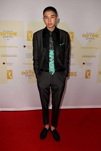 Isaac Arellanes attends the winners walk for the 48th Annual Daytime Emmy Awards for Lifestyle at Associated Television Int'l Studios on July 18,...