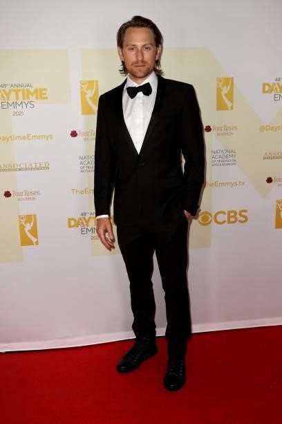 Eric Nelsen attends the winners walk for the 48th Annual Daytime Emmy Awards for Lifestyle at Associated Television Int'l Studios on July 18, 2021 in...