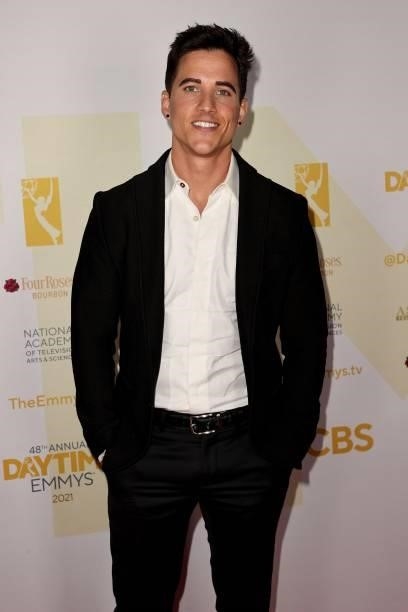 Mike Manning attends the winners walk for the 48th Annual Daytime Emmy Awards for Lifestyle at Associated Television Int'l Studios on July 18, 2021...