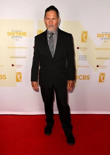 Martinez attends the winners walk for the 48th Annual Daytime Emmy Awards for Lifestyle at Associated Television Int'l Studios on July 18, 2021 in...