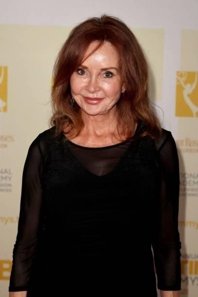 Jacklyn Zeman attends the winners walk for the 48th Annual Daytime Emmy Awards for Lifestyle at Associated Television Int'l Studios on July 18, 2021...