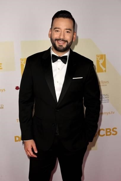 Francisco Hernández-Cáceres attends the winners walk for the 48th Annual Daytime Emmy Awards for Lifestyle at Associated Television Int'l Studios on...