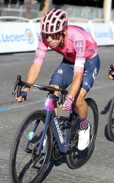 Rigoberto Uran of Colombia and EF Education - Nippo during the final stage 21 of the 108th Tour de France 2021, a flat stage of 108,4 km stage from...