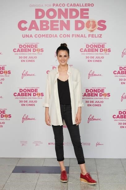Actress Melina Matthews during the photocall presentation of film 'Donde Caben Dos' on July 19, 2021 in Madrid, Spain.