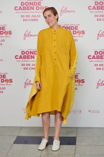 Actress Aixa Villagrán during the photocall presentation of film 'Donde Caben Dos' on July 19, 2021 in Madrid, Spain.