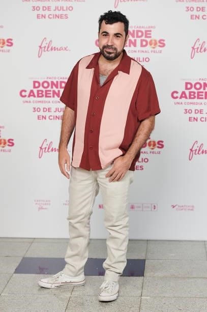 Director Paco Caballero during the photocall presentation of film 'Donde Caben Dos' on July 19, 2021 in Madrid, Spain.