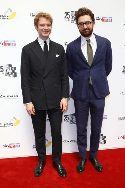 Alexander Owen and Ben Ashenden attend The South Bank Sky Arts Awards at The Savoy on July 19, 2021 in London, England. The South Bank Sky Arts...