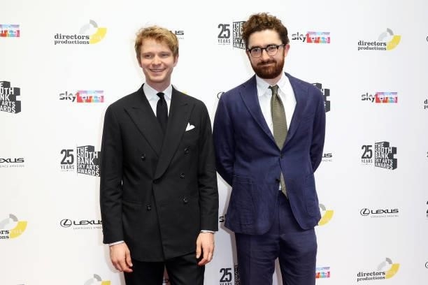 Alexander Owen and Ben Ashenden attend The South Bank Sky Arts Awards at The Savoy on July 19, 2021 in London, England. The South Bank Sky Arts...
