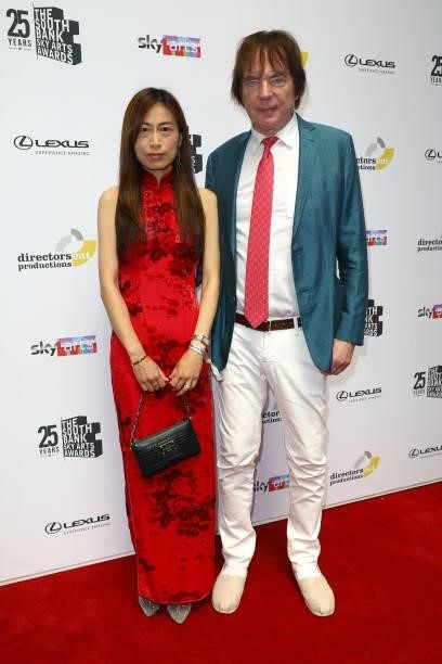 Jiaxin Cheng and Julian Lloyd Webber attends The South Bank Sky Arts Awards at The Savoy on July 19, 2021 in London, England. The South Bank Sky Arts...