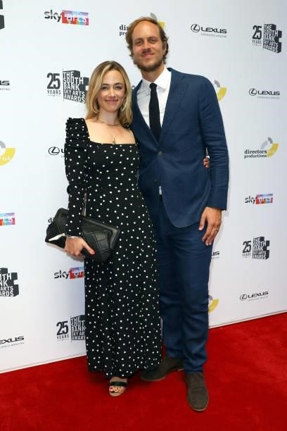 Marina Kemp and guest attend The South Bank Sky Arts Awards at The Savoy on July 19, 2021 in London, England. The South Bank Sky Arts Awards will air...