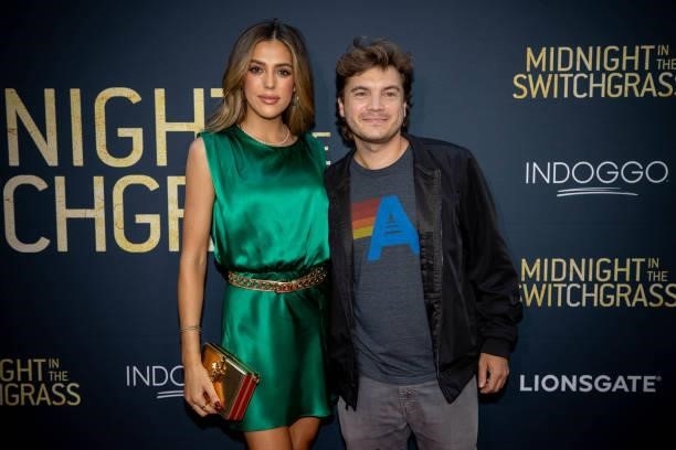 Sistine Rose Stallone and Emile Hirsch attend the Los Angeles special screening of Lionsgate's 'Midnight in the Switchgrass' at Regal LA Live on July...