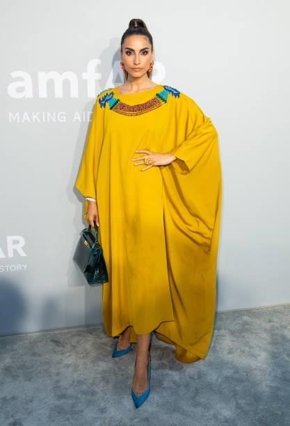 Farnoush Hamidian attends the amfAR Cannes Gala 2021 during the 74th Annual Cannes Film Festival at Villa Eilenroc on July 16, 2021 in Cap d'Antibes,...