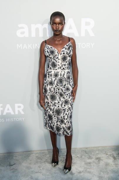 Akon Changkou attends the amfAR Cannes Gala 2021 during the 74th Annual Cannes Film Festival at Villa Eilenroc on July 16, 2021 in Cap d'Antibes,...