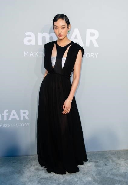 Ash Foo attends the amfAR Cannes Gala 2021 during the 74th Annual Cannes Film Festival at Villa Eilenroc on July 16, 2021 in Cap d'Antibes, France.
