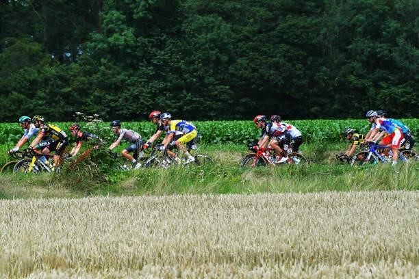 Ward Vanhoof of Belgium and Team Sport Vlaanderen - Baloise, Matthew Holmes of United Kingdom and Team Lotto Soudal & The Peloton during the 42nd...
