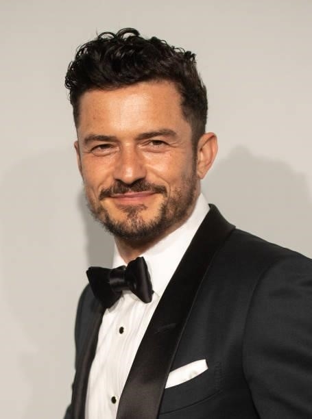 Orlando Bloom attends the amfAR Cannes Gala 2021 during the 74th Annual Cannes Film Festival at Villa Eilenroc on July 16, 2021 in Cap d'Antibes,...