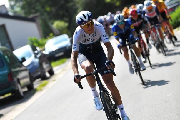 Alexis Renard of France and Team Israel Start-Up Nation attacks during the 42nd Tour de Wallonie 2021, Stage 1 a 185,7km stage from Genappe to Héron...