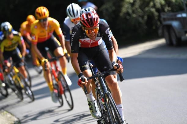Tim Wellens of Belgium and Team Lotto Soudal attacks during the 42nd Tour de Wallonie 2021, Stage 1 a 185,7km stage from Genappe to Héron 195m /...