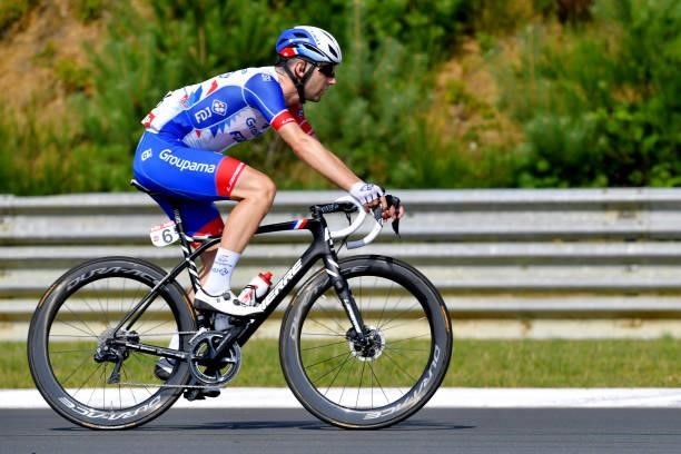 Benjamin Thomas of France and Team Groupama - FDJ during the 42nd Tour de Wallonie 2021 - Stage 2 a 120km stage from Zolder Circuit to Zolder Circuit...