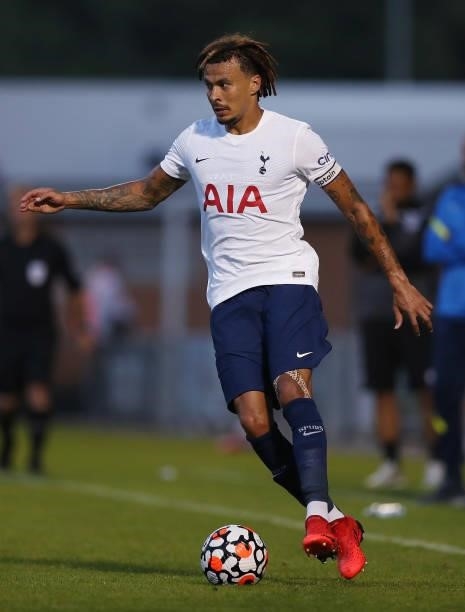 Dele Alli of Tottenham Hotspur during the pre season match between Colchester United and Tottenham Hotspur at JobServe Community Stadium on July 21,...
