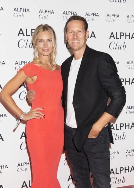 Zoe Hobbs and Brendan Cole attend The Best of the West End Concert at the Royal Albert Hall on July 21, 2021 in London, England.