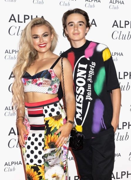 Tallia Storm and her brother Zachary Hartmann attend The Best of the West End Concert at the Royal Albert Hall on July 21, 2021 in London, England.