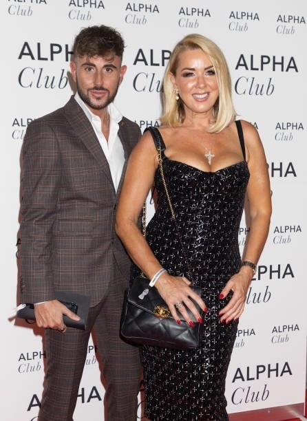 Claire Sweeney and Kyle John Craggs attend The Best of the West End Concert at the Royal Albert Hall on July 21, 2021 in London, England.