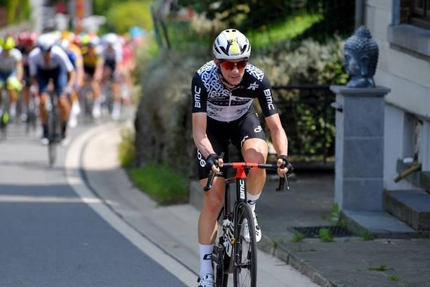 Dimitri Claeys of Belgium and Team Qhubeka Nexthash attack during the 42nd Tour de Wallonie 2021, Stage 3 a 179,9km stage from Plombières to Érezée /...