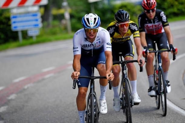 Tom Van Asbroeck of Belgium and Team Israel Start-Up Nation in breakaway during the 42nd Tour de Wallonie 2021, Stage 3 a 179,9km stage from...