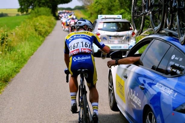 Thimo Willems of Belgium and Team Sport Vlaanderen - Baloise during the 42nd Tour de Wallonie 2021, Stage 3 a 179,9km stage from Plombières to Érezée...