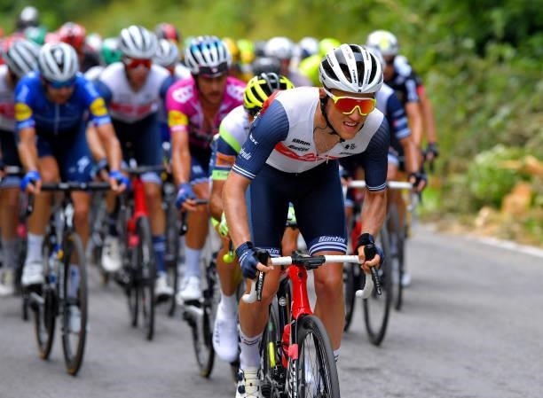 Jacob Egholm of Denmark and Team Trek - Segafredo during the 42nd Tour de Wallonie 2021, Stage 3 a 179,9km stage from Plombières to Érezée /...