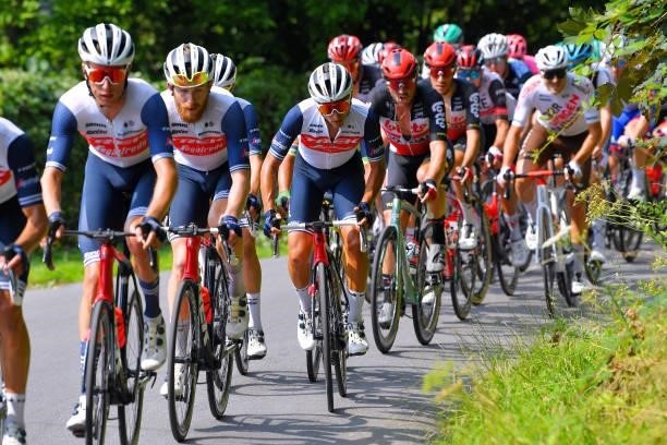 Gianluca Brambilla of Italy and Team Trek - Segafredo during the 42nd Tour de Wallonie 2021, Stage 3 a 179,9km stage from Plombières to Érezée /...
