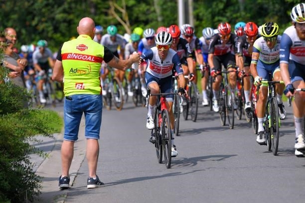 Juan Pedro López of Spain and Team Trek - Segafredo in feed zone during the 42nd Tour de Wallonie 2021, Stage 3 a 179,9km stage from Plombières to...