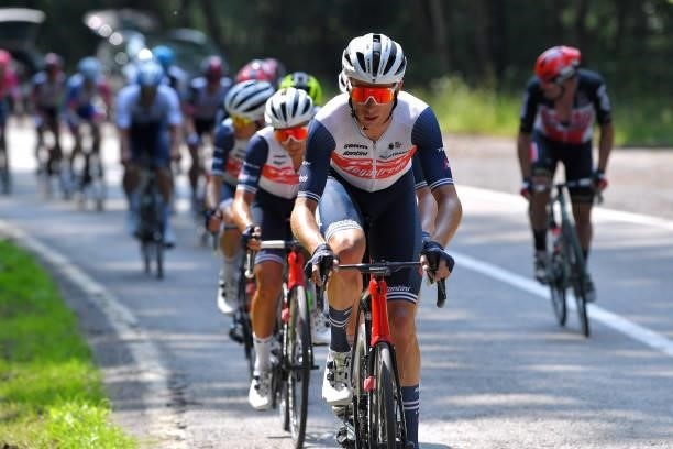 Alex Kirsch of Luxembourg and Team Trek - Segafredo during the 42nd Tour de Wallonie 2021, Stage 3 a 179,9km stage from Plombières to Érezée /...