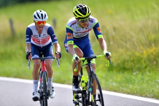 Odd Christian Eiking of Norway and Team Intermarché - Wanty - Gobert Matériaux during the 42nd Tour de Wallonie 2021, Stage 3 a 179,9km stage from...