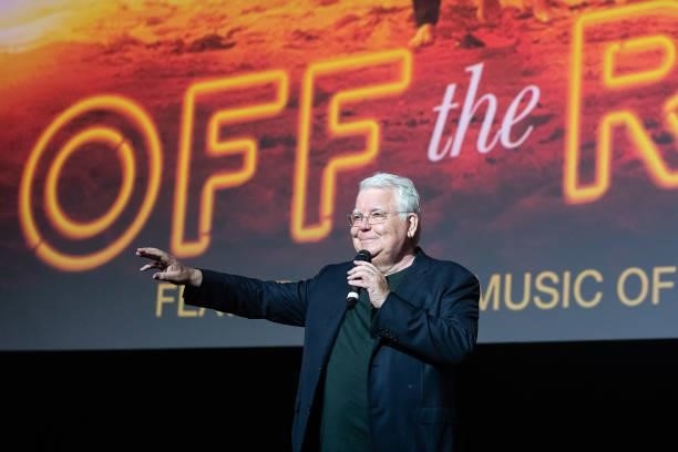 Bill Kenwright introduces the film at the "Off The Rails