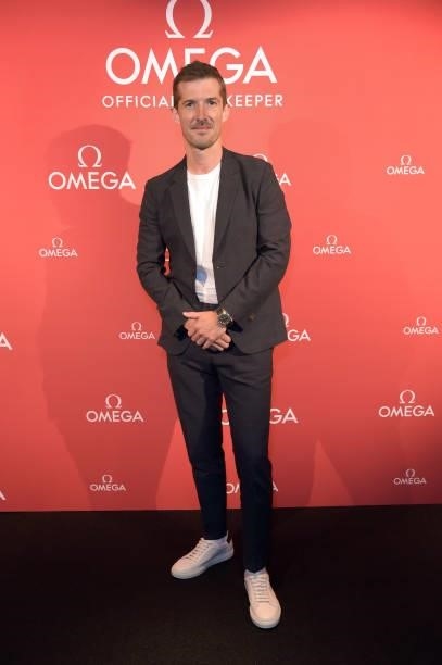 Gwilym Lee attends a traditional Omakase dining experience hosted by Omega to celebrate the opening of the Olympic Games at Nobu Hotel on July 22,...