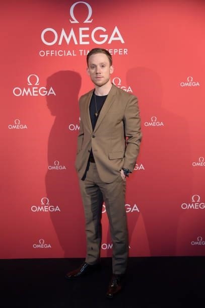 Joe Cole attends a traditional Omakase dining experience hosted by Omega to celebrate the opening of the Olympic Games at Nobu Hotel on July 22, 2021...