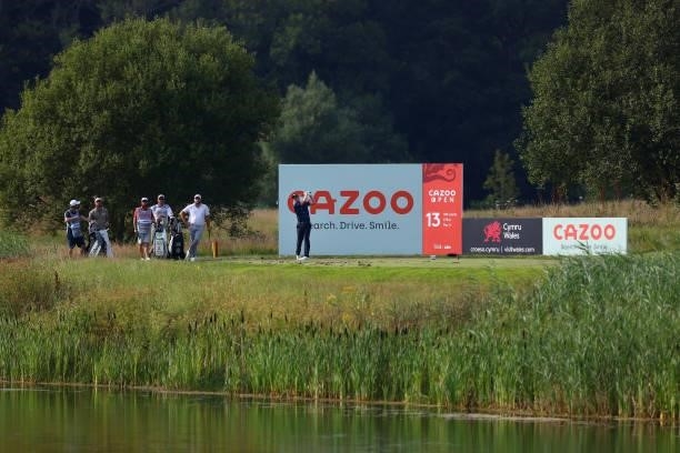 David Horsey of England during Day One of the Cazoo Open supported by Gareth Bale at Celtic Manor Resort on July 22, 2021 in Newport, Wales.