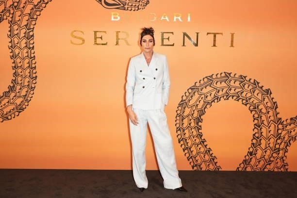 Kyle De'Volle attends the Bulgari Serpenti Metamorphosis party at The Serpentine Gallery on July 22, 2021 in London, England.