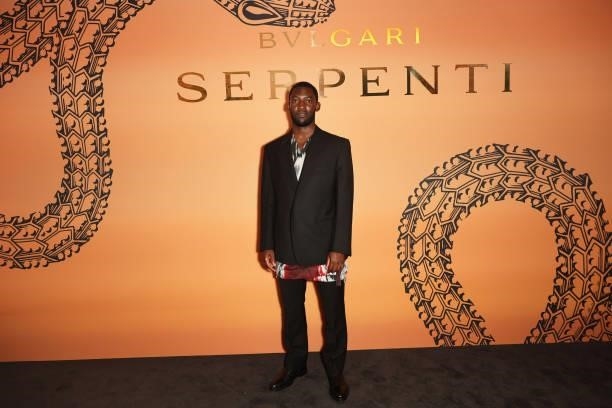Malachi Kirby attends the Bulgari Serpenti Metamorphosis party at The Serpentine Gallery on July 22, 2021 in London, England.
