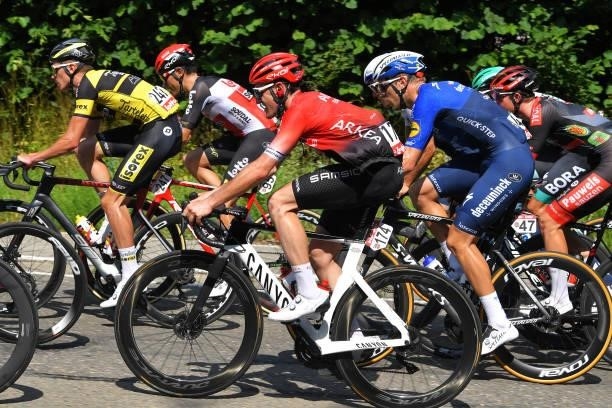 Christophe Noppe of Belgium and Team Arkéa - Samsic during the 42nd Tour de Wallonie 2021, Stage 4 206km stage from Neufchâteau to Fleurus /...