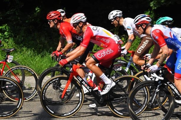 André Rodrigues De Carvalho of Portugal and Team Cofidis during the 42nd Tour de Wallonie 2021, Stage 4 206km stage from Neufchâteau to Fleurus /...