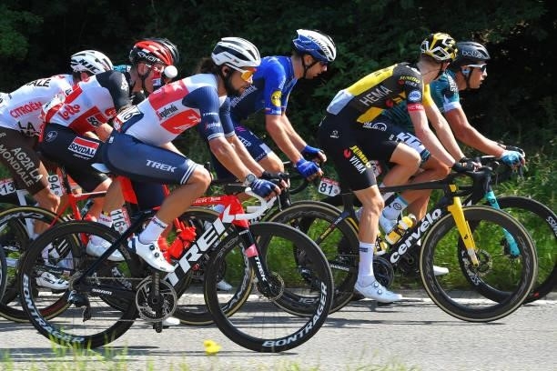 Kiel Reijnen of United States and Team Trek - Segafredo during the 42nd Tour de Wallonie 2021, Stage 4 206km stage from Neufchâteau to Fleurus /...