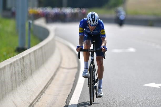 Josef Cerny of Czech Republic and Team Deceuninck - Quick-Step attacks during the 42nd Tour de Wallonie 2021, Stage 4 206km stage from Neufchâteau to...