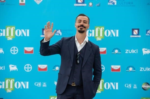 Simone Giacomini attends the photocall at the Giffoni Film Festival 2021 on July 23, 2021 in Giffoni Valle Piana, Italy.